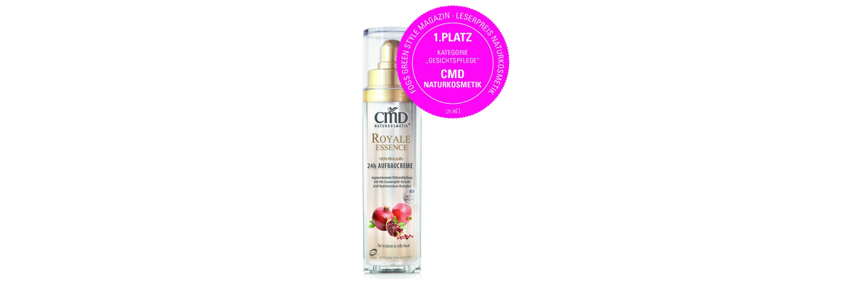 Royale Essence 24h Aufbaucreme gewinnt FOGS Leserpreis - 