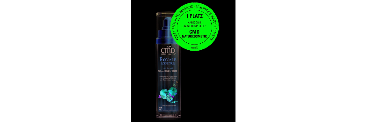 Royale Essence 24h Aufbaucreme gewinnt FOGS Leserpreis - 