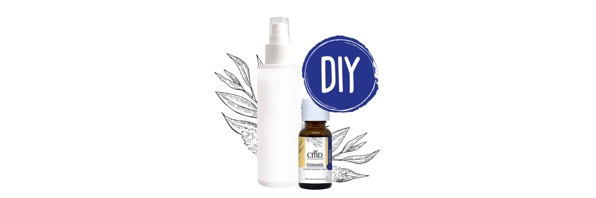 DIY: Desinfektionsmittel mit Bio Teebaumöl von CMD Naturkosmetik - 