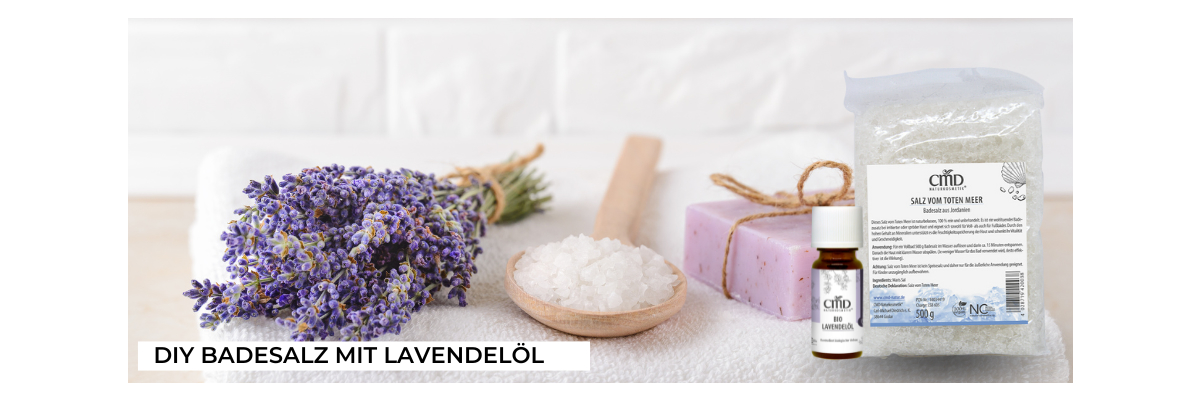 DIY Badesalz mit Lavendelöl - 