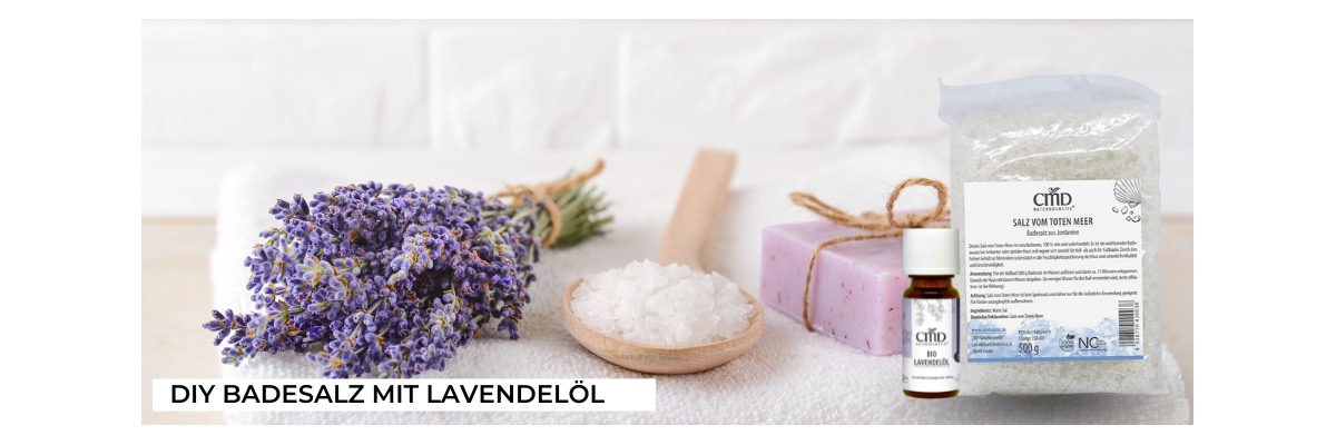 DIY Badesalz mit Lavendelöl - 