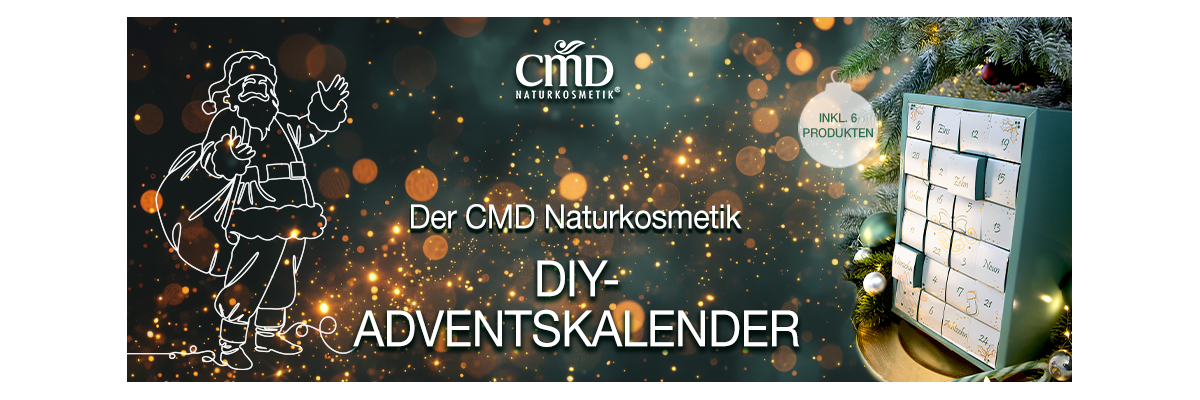 DIY Adventskalender von CMD Naturkosmetik – nachhaltig, liebevoll, einzigartig  - Entdecke den CMD Naturkosmetik DIY Adventskalender 