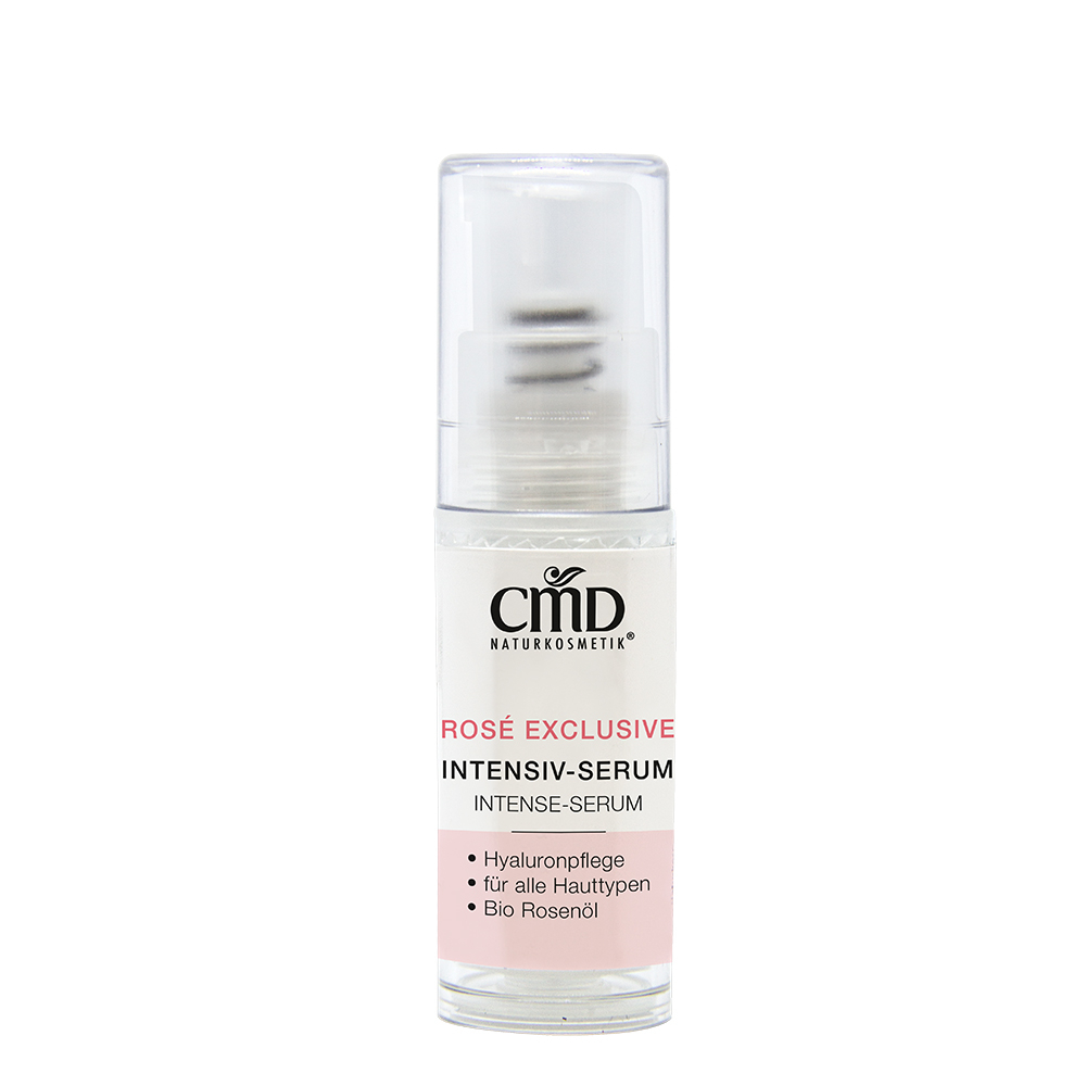 CMD Naturkosmetik Rosé Exclusive Intensiv Pflegeöl – 12 Ml, Mit Bio Rosen- & Wildrosenöl, Für Normale Bis Trockene Haut